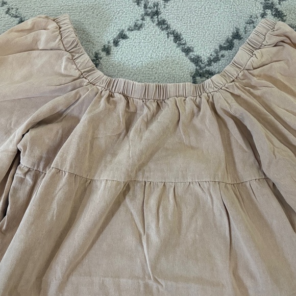 Pink Twill Mini Dress- POL - Picture 6 of 6